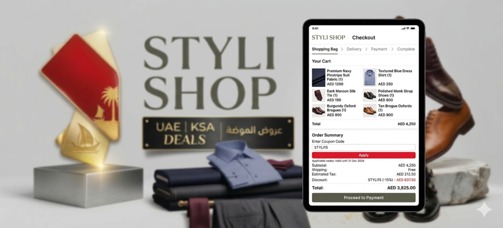 Apply Styli coupon code at checkout screen to get instant discount