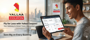 User booking flights online using travel website interface