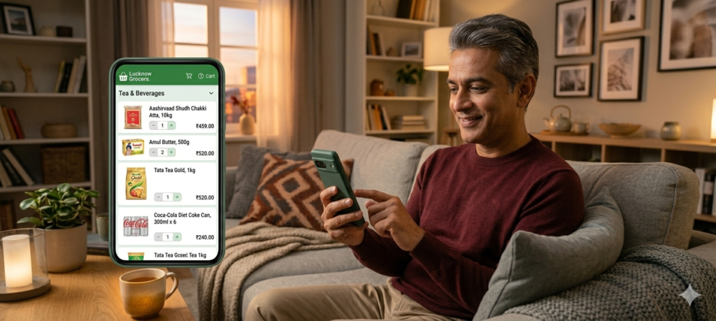 Online grocery shopping in UAE with tea and beverage deals